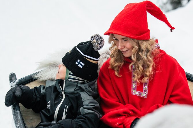 2km Sleigh Ride & Feeding Experience at Traditional Reindeer Farm - Feeding the Reindeer Up Close