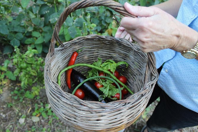 Amalfi Coast & Sorrento Cooking Class School at Farmhouse - Cappuccino, pastries, and the garden basket