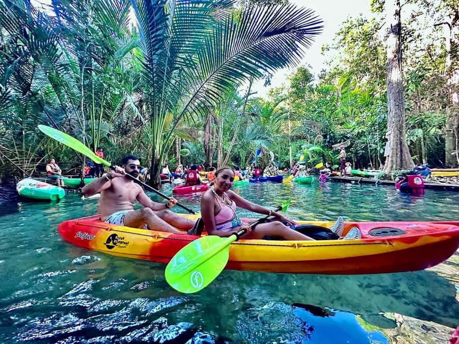Ao Nang: Crystal Pool Kayaking, ATV, and Pineapple Farm Tour - Kayaking from Khlong Root View Point Pier