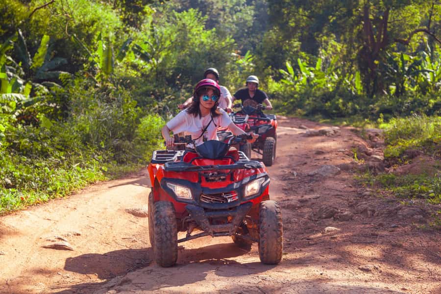 Ao Nang: Crystal Pool Kayaking, ATV, and Pineapple Farm Tour - The Crystal Lagoon swim and fish spa