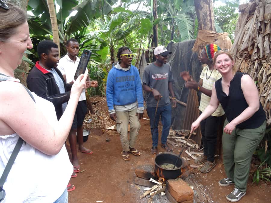 Arusha or Moshi : Hot Spring, Waterfall & Coffee Farm Tour - The 40-minute walk to an 80-meter waterfall