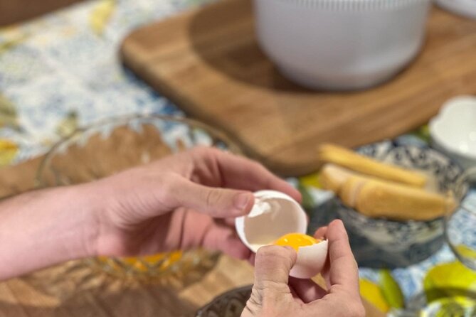 Authentic cooking class on a farm with a view of Sorrento. - Mixing dough and making fresh pasta