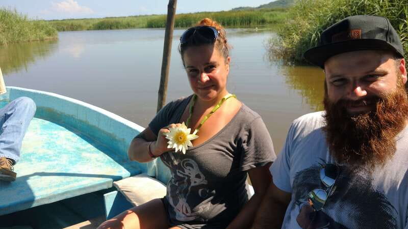 .Baby Turtle Release, Lagoon Boat Ride, and Crocodile Farm - Time beside the lagoon and a nearby ocean beach