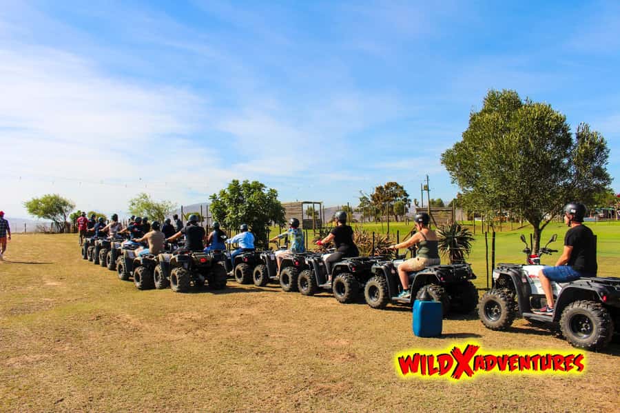 CAPE TOWN: QUAD BIKE FUN RIDE AT OSTRICH RANCH, DURBANVILLE - Why automatic quads help first-time riders