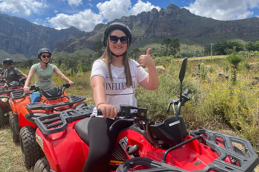 CAPE TOWN: QUAD BIKE FUN RIDE IN PAARL, FREEDOM FARM 301 - Starting at Freedom Farm 301 in Paarl