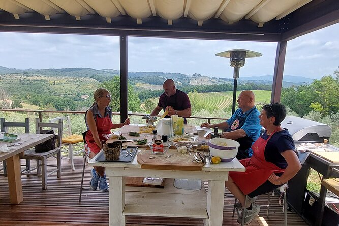 Cooking Class on a Family Farm in Chianti with Lunch - Making pasta by hand with Camilla