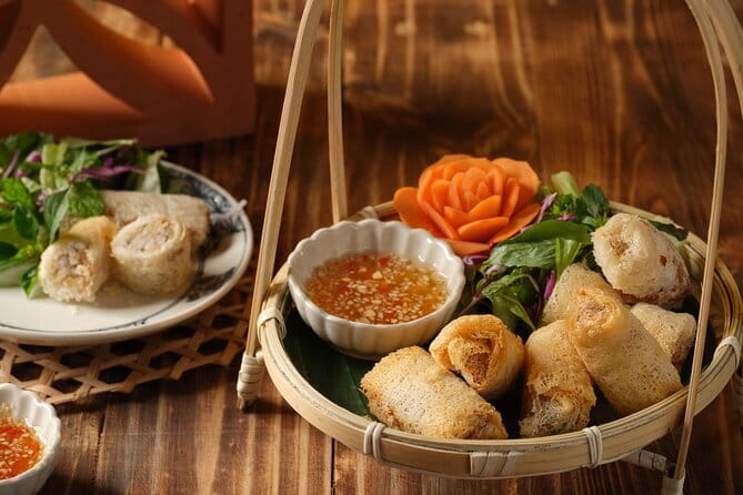 Cooking Class with Tra Que Eco Farm & Local Market Discovery - Cooking four Vietnamese dishes by hand