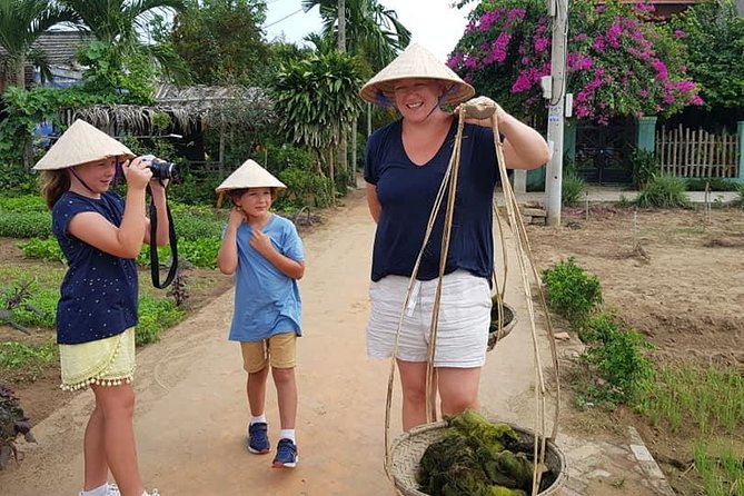 Countryside Tour of Hoi An, Basket Boat, Buffalo ride, Farming with local Farmer - A hands-on morning outside Hoi An