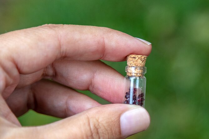 Czech garnet panning, scenic drive, farm & cheese, lunch & beer - Panning for Bohemian garnets