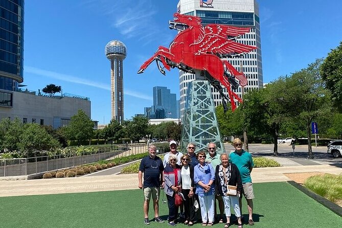 Dallas Highlights & Southfork Ranch Combo Tour - Cattle, Pegasus, and the giant Eyeball