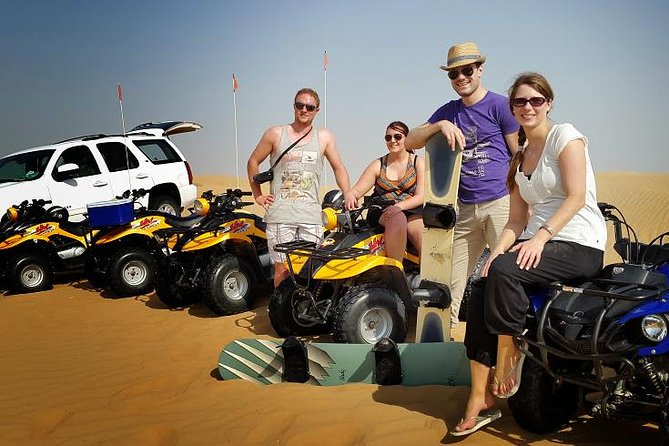 Dubai Desert Morning Tour in 4WD Vehicle: Camel Ride, Quad Bike Tour, Sandboarding, and Camel Farm - Why the guide can shape the whole morning