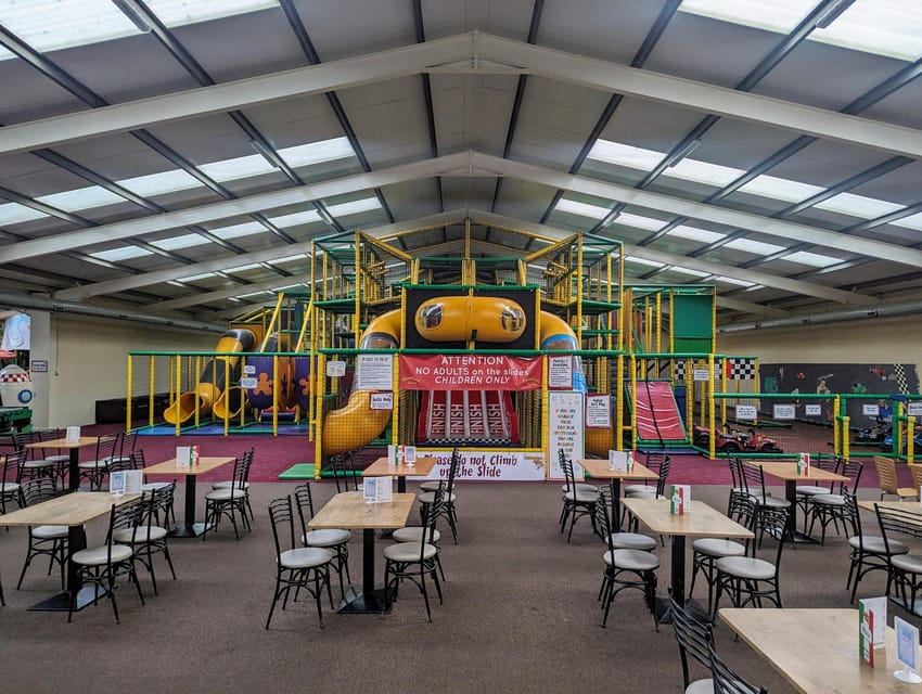 Durham: Adventure Valley Farm Park Entry Ticket - Action Creek supplies the fast fun