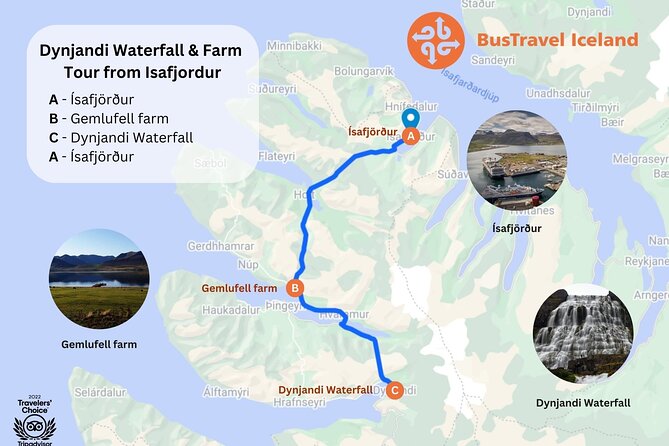 Dynjandi Waterfall & Iceland Farm Visit Tour - The road to Thingeyri brings the Westfjords into focus