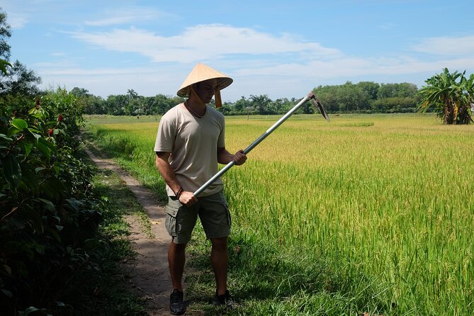 Exploring organic farm & Vietnamese Culinary with Master chef - Making rice paper and cashew candy