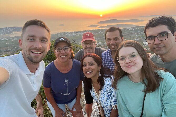Flavors of Santorini: Farm-to-Table Meal Wine & Authentic Village - Prophet Elias and Santorini from its highest point