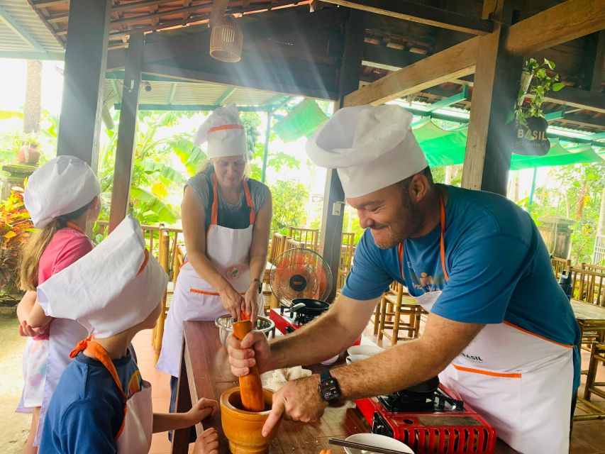 From Hoi An: Cooking Class at Organic Farm - Learning from Min and the family team