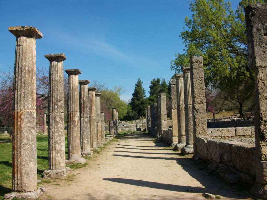 From Kyllini: Day Trip to Ancient Olympia & a Greek Farm - Olympia first, with time for the essential sights