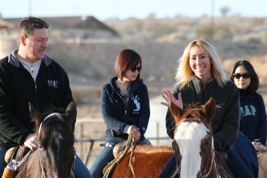 From Las Vegas: Maverick Ranch Breakfast and Horseback Ride - Who will enjoy this morning most