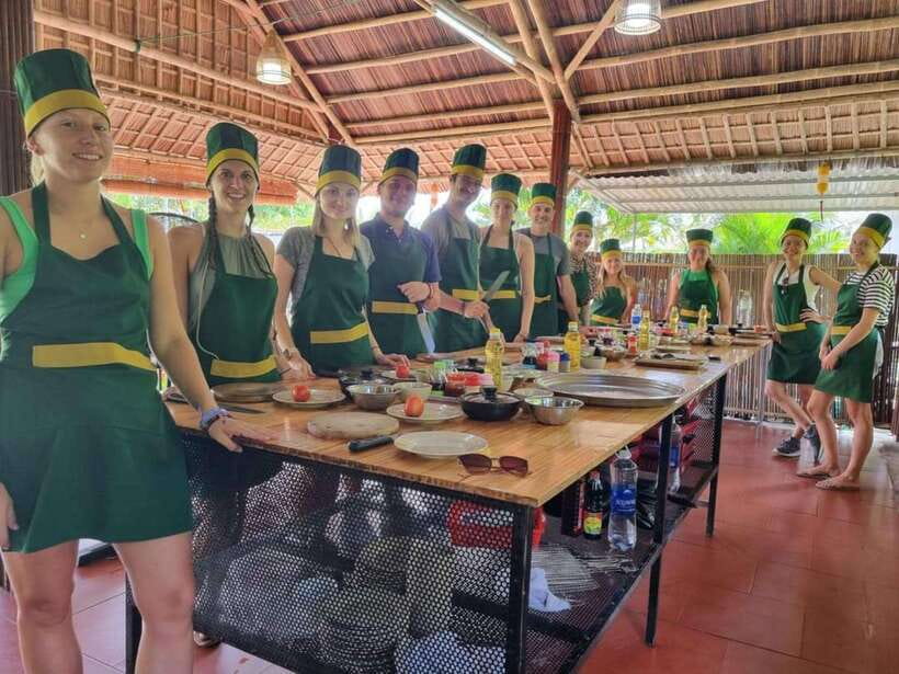 Hoi An: Buffalo riding, Cycling,be a Farmer and Fisher man - Tea and coconut jam at a fisherman’s home