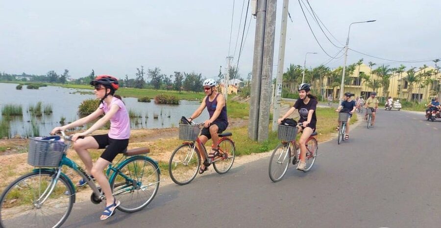 Hoi An : Eco Farming Bicycle Tour and Basket Boat Ride - Cycling 6 to 7 kilometers through rural Hoi An