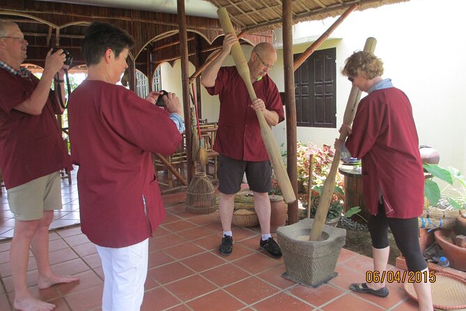 Hoi An Home Hosted Meal in Rice Farmer Home - Sitting down for a Vietnamese family dinner
