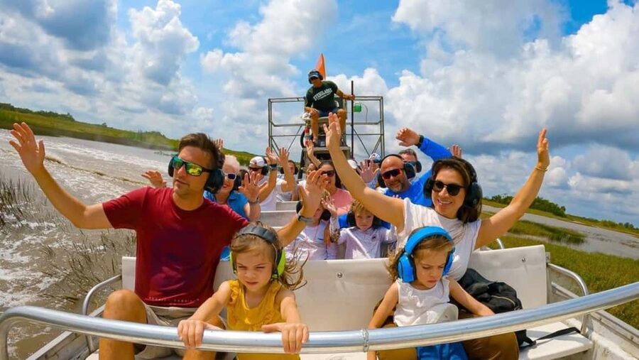 Homestead: Everglades Alligator Farm Entry and Airboat Ride - Alligator feeding shows turn a scary animal into a subject