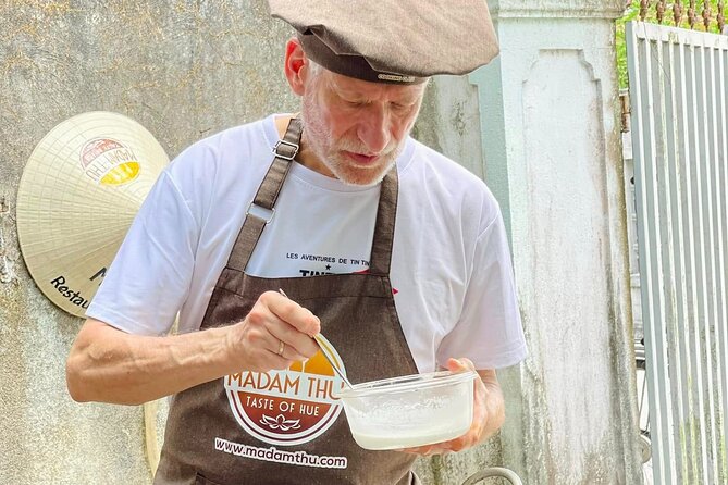 Hue Organic Farm Visit and Traditional Cooking Class - Cooking three Hue specialties