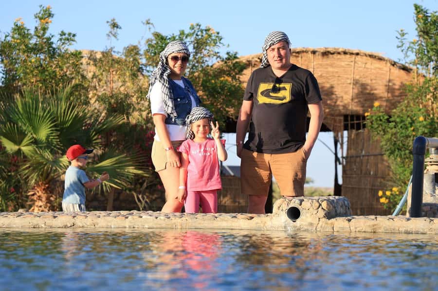 Hurghada: Jeep Safari, Tree Planting & Farm-to-Table Lunch - A welcome drink and the story of desert water