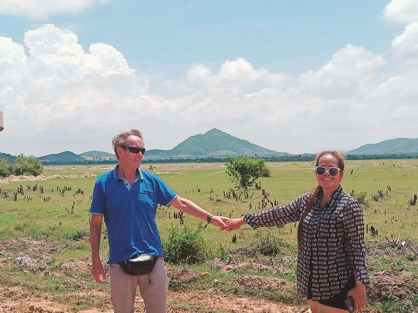 Kampot Countryside include Pepper farm,Kep crab market beach - Kep crab market, seafood, and time by the sea