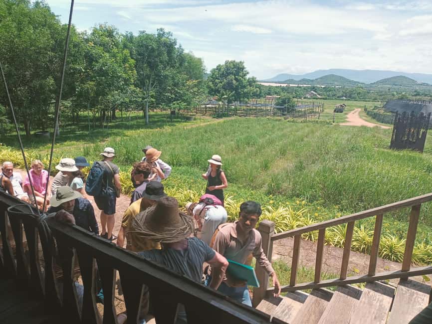 Kampot Pepper farm Enjoy Tour & Testing our process 4 free - A café with a view after the tour