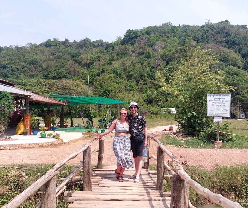 Kampot: Pepper Farm Tour, Salt Field, Cave & Secret Lake - Inside the limestone cave and its old temple