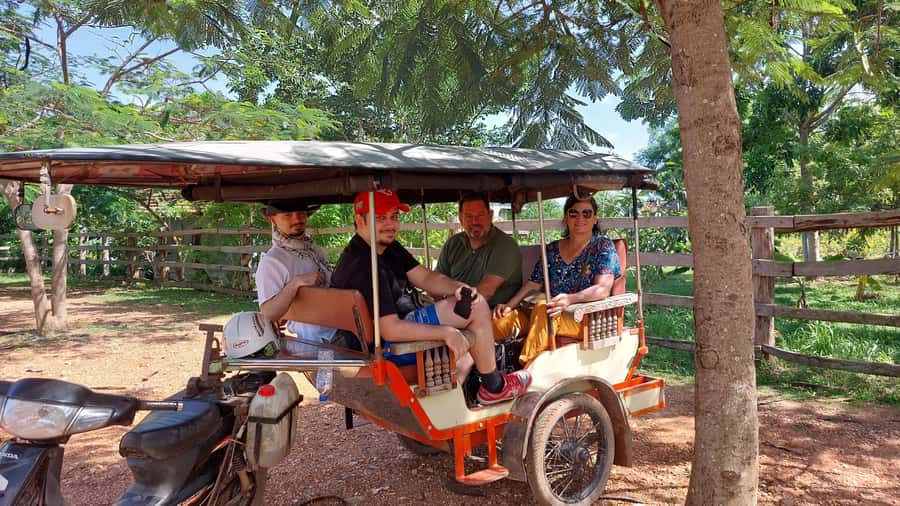 Kampot Private Tour: Pepper Farm, Salt Field & Secret Lake - Leaving Kampot behind on the village roads