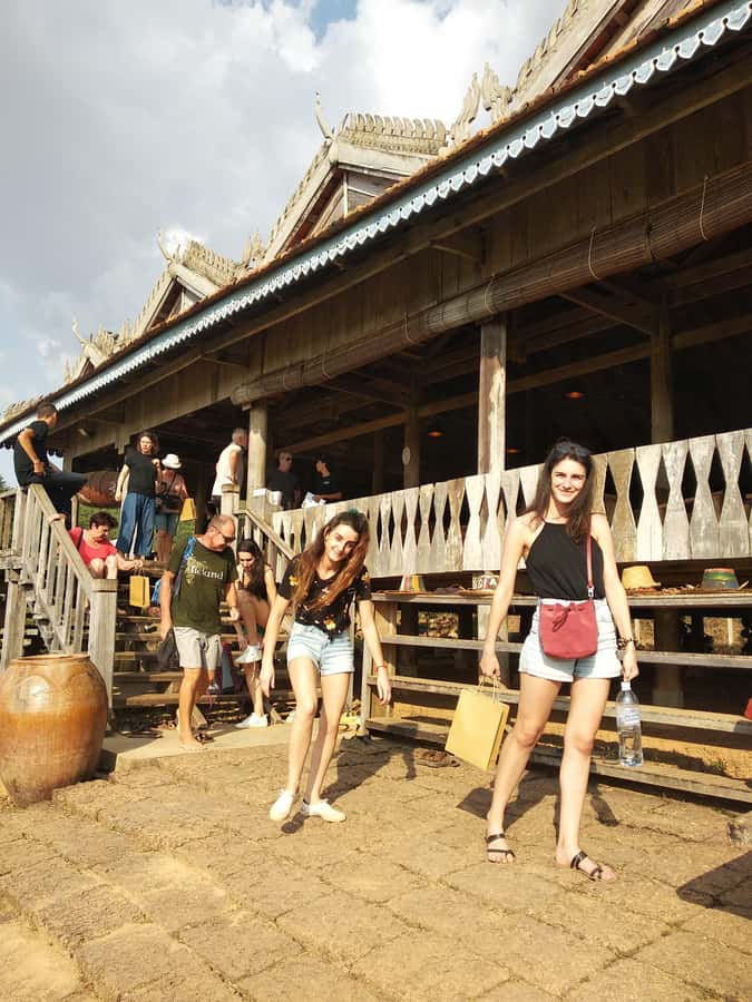 Kampot's Countryside & Kayak Tour, Pepper Farm include Lunch - Inside the cave with bats and an old temple