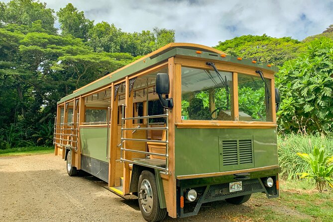 Kualoa Ranch - Kualoa Grown Tour - Riding the trolley through the ranch