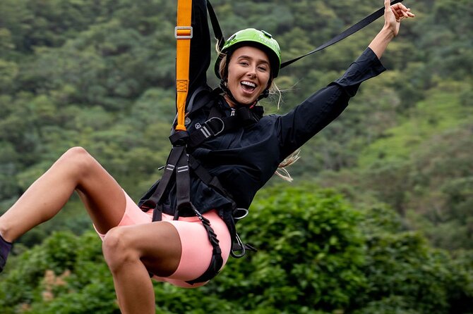Kualoa Ranch - Zipline Tour - Flying through Ka’a’awa Valley