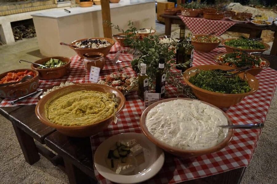 Lassithi, Zeus Cave, Olive Mill Farm & Knossos Combo Tour - The olive mill is part tasting, part shopping stop