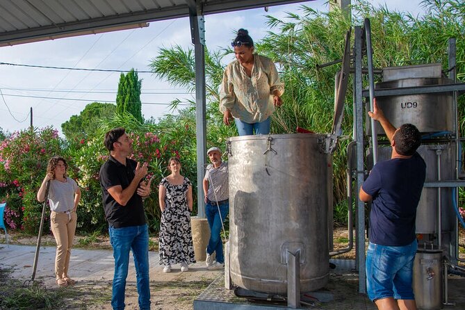 Lavender Harvesting and Distillation Workshop in Bellegarde - Loading the still at the distillery
