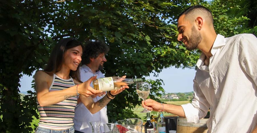 Lazise: Biodynamic Farm Tour and Natural Wine Tasting - Four natural wines with Veronese food