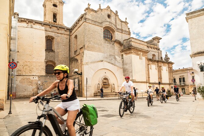 Lecce to Gallipoli E-Bike Tour with Swim, Farm Tasting +Taxi back - Guides, bikes, and what the price covers