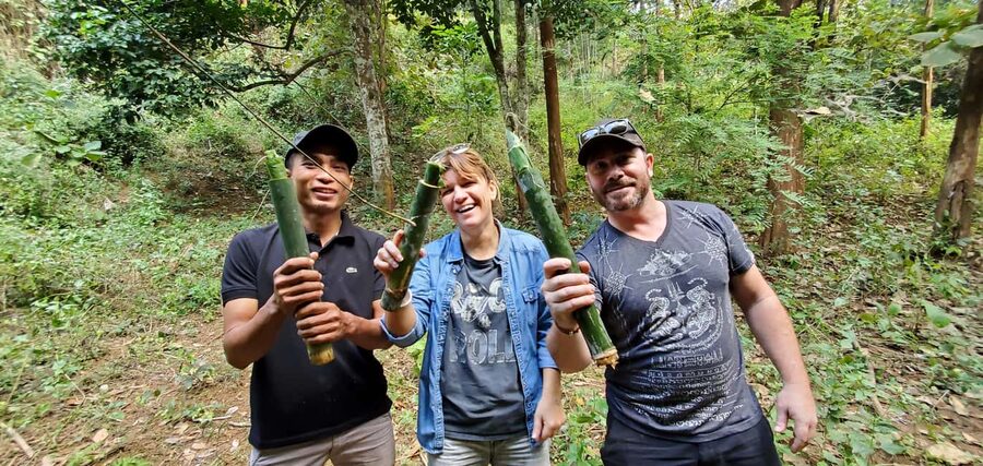 Luang Prabang: Bamboo Forest Cooking-class & Farm Visit - A forest lunch with real purpose