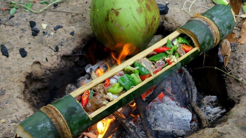 Luang Prabang: Bamboo Forest Cooking-class & Farm Visit - Learning the Khmu way to cook in bamboo