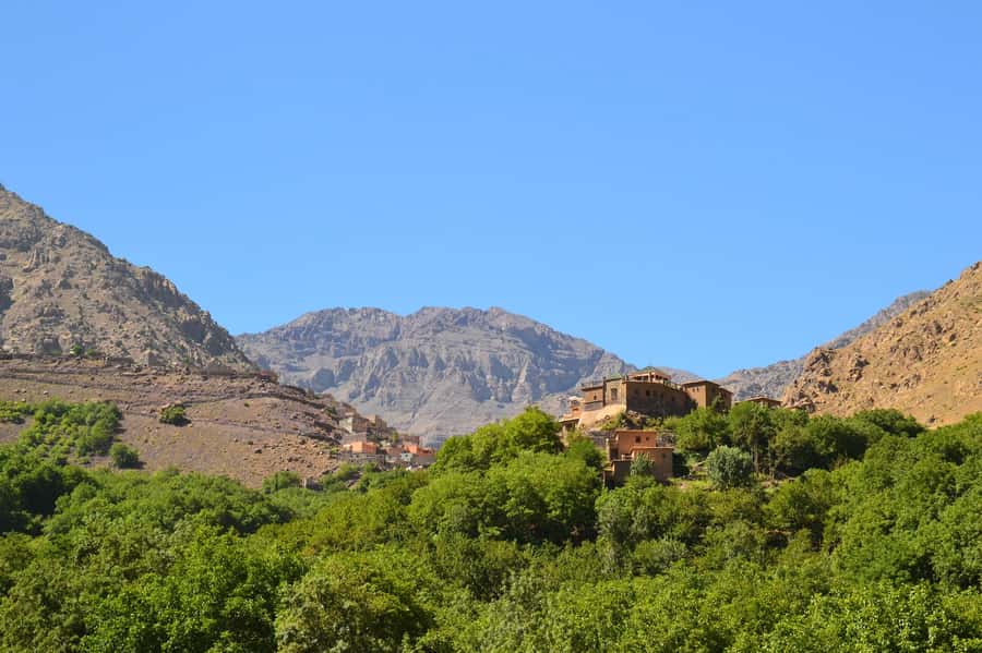 Marrakech: Anima Garden, Saffron Farm and Ourika Valley Trip - Lunch beside the Ourika River