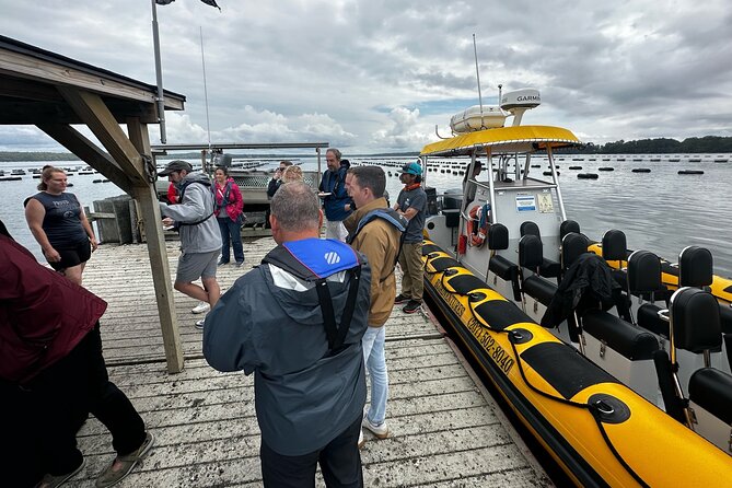Mere Point Oyster Farm Tour - Arriving at Mere Point Oyster Farm