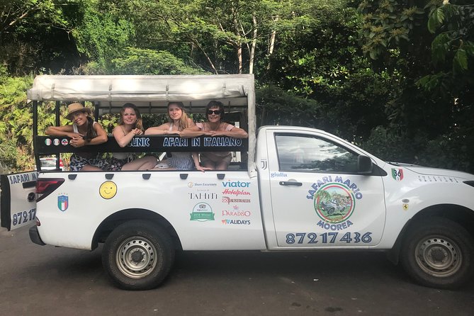 Moorea 4WD Tour Inc. Belvedere, Pineapple Farm, Magic Mountain... - What the 4WD ride is really like