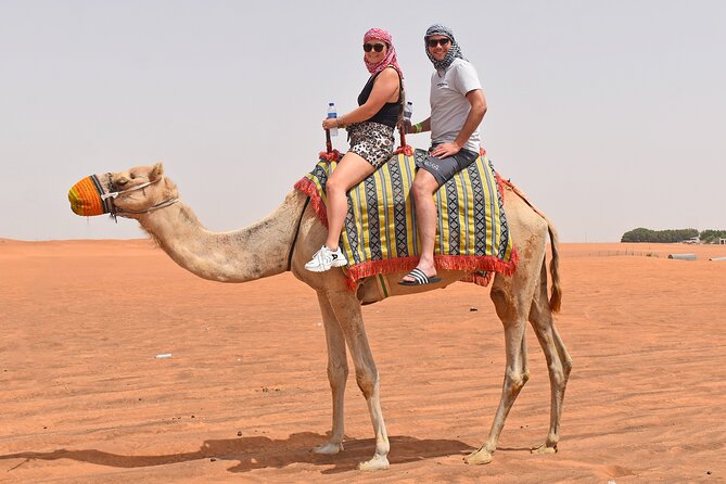 "Morning Desert Safari with Camel Farm visits & Arabic Treats" - From your Dubai hotel to Lahbab’s red dunes