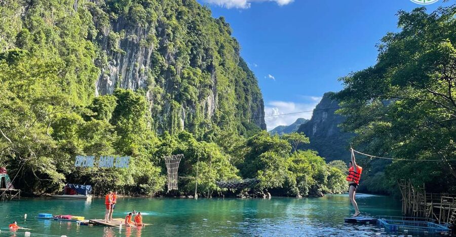 National Park- Paradise Cave & Dark Cave or Duck Farm - Paradise Cave gives the day its sense of scale