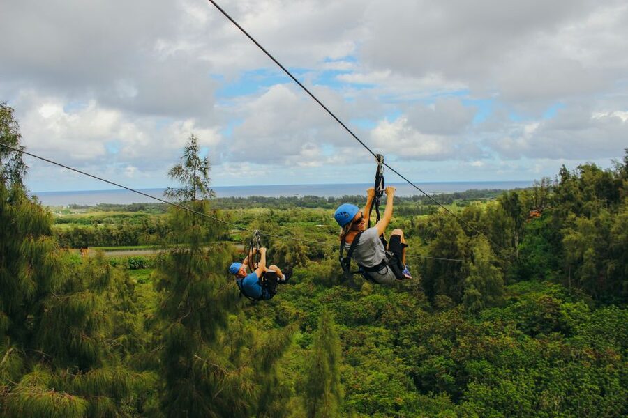 Oahu: North Shore Zip Line Adventure with ATV and Farm Tour - Views that make the North Shore setting worthwhile