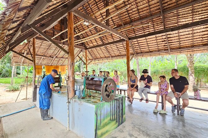 Old Phuket Farm Ticket - Countryside Local Life Culture - Watching rubber sap become useful material