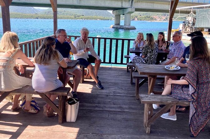 Oyster Farm, Ston and Winery Tour - Peljesac wines served with food