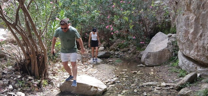 Paphos: Avakas Gorge & Turtle Bay Jeep Tour with Donkey Farm - Lunch beside the water at Latchi